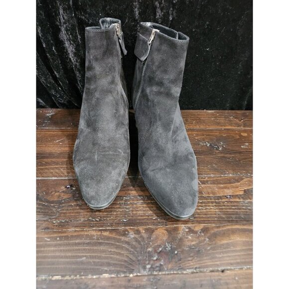 EUC Aquatalia Daniella Black Suede Bootie/Sz. 9.5 - Picture 7 of 9